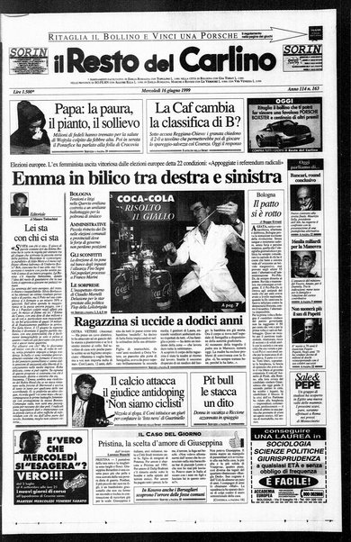 Il Resto del Carlino : giornale dell'Emilia